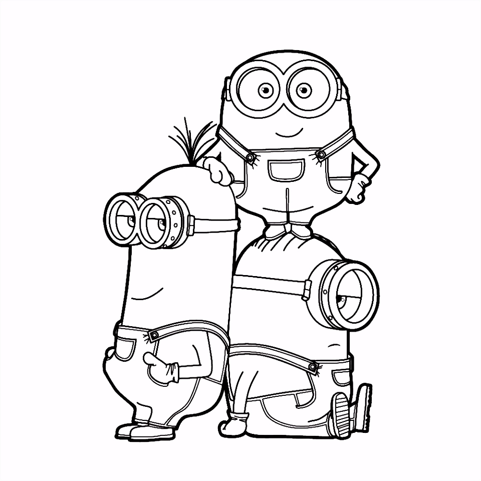 Minion Kleurplaten 20 Idee Kleurplaat Minions 3 Win Charles J5yj11zde4 Lvod62euus