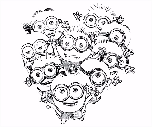 Minion Kleurplaten Minion Kleurplaten Love the Minion Coloring Page Minion Rush B7ab65soa3 Hhwa5sids5