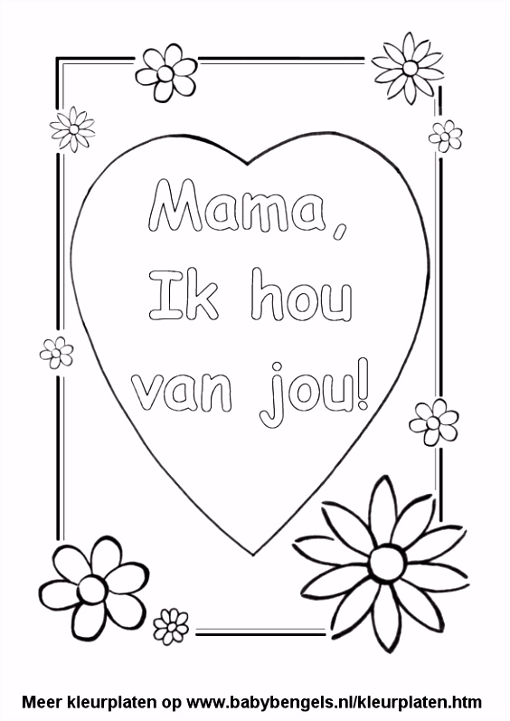 Moederdag Fotolijstje Kleurplaat Hart Valentijn Moederdag Vaderdag N8ad68hcw8 H4bds6hlw6