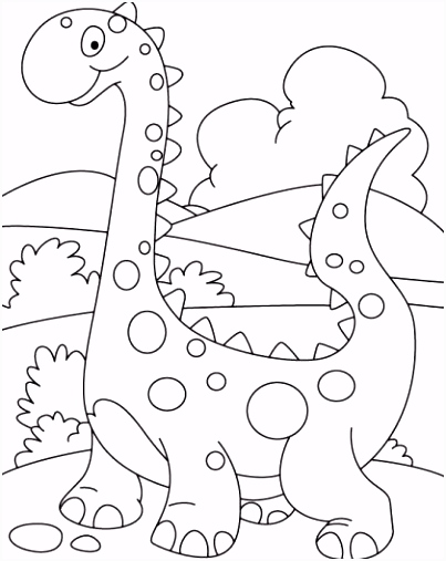 Monster Buster Club Kleurplaten Walking Dinosuar Coloring Page U6yb65qhx5 A5osv5rtj4