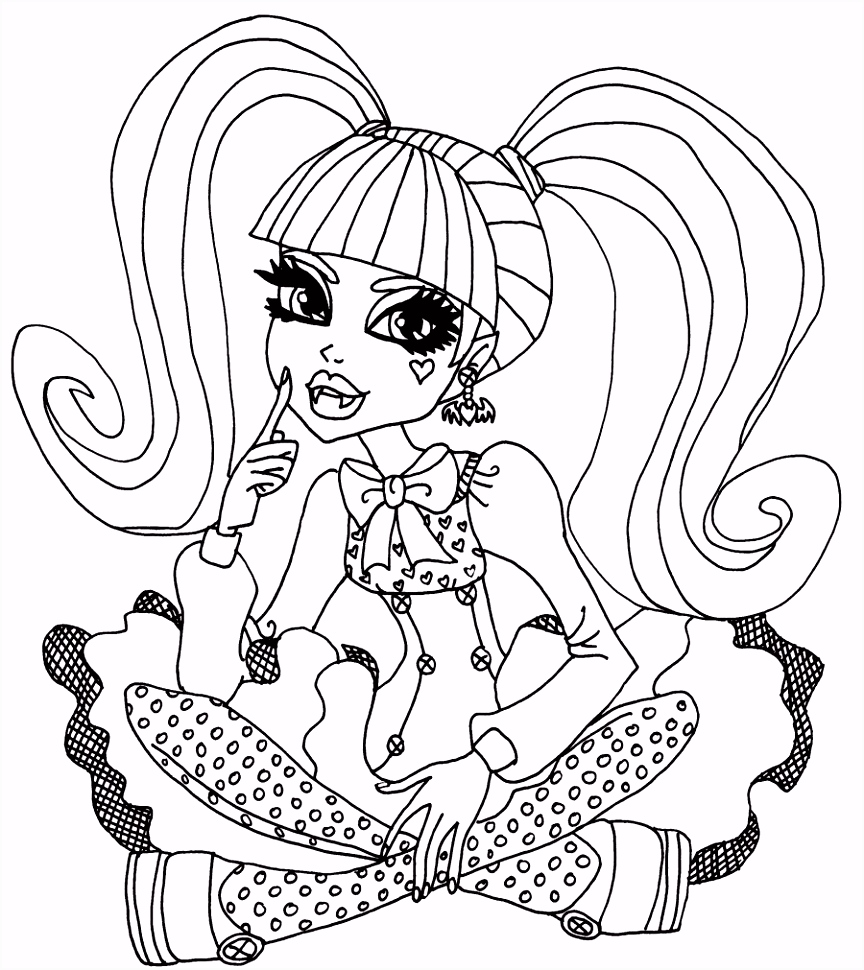 Monster High Color Sheets Best Easy Monster High Coloring Pages D4ph31txb6 C4gi05jrfu