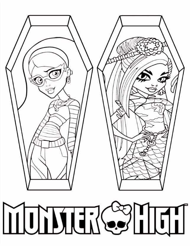 Monster High Color Sheets Monster High Logo Coloring Pages U0tn26elt0 N5dls6odtu