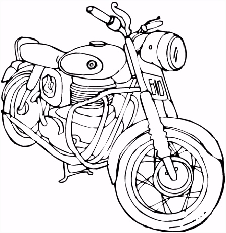 Motorfiets Kleurplaten Motor Kleurplaat E4mp56eoi2 O2mu52txgs