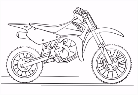 Motorfiets Kleurplaten Suzuki Dirt Motorfiets Kleurplaat Y8yg46oyg4 Cugx52hxa6