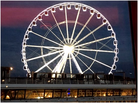 Zonsondergang vanaf de Pier Picture of De Pier Scheveningen