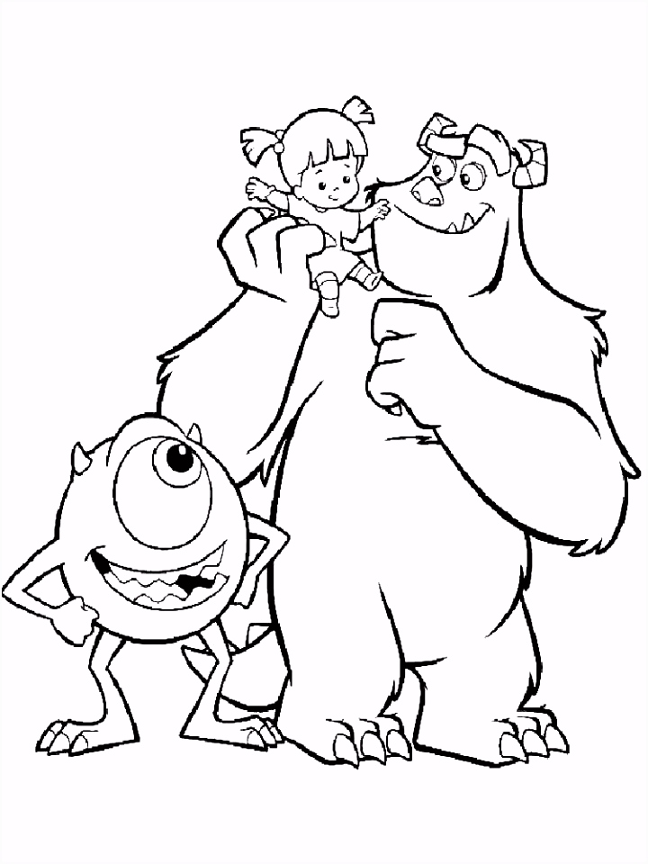 26 Inspirational Monster Inc Coloring Pages Concept