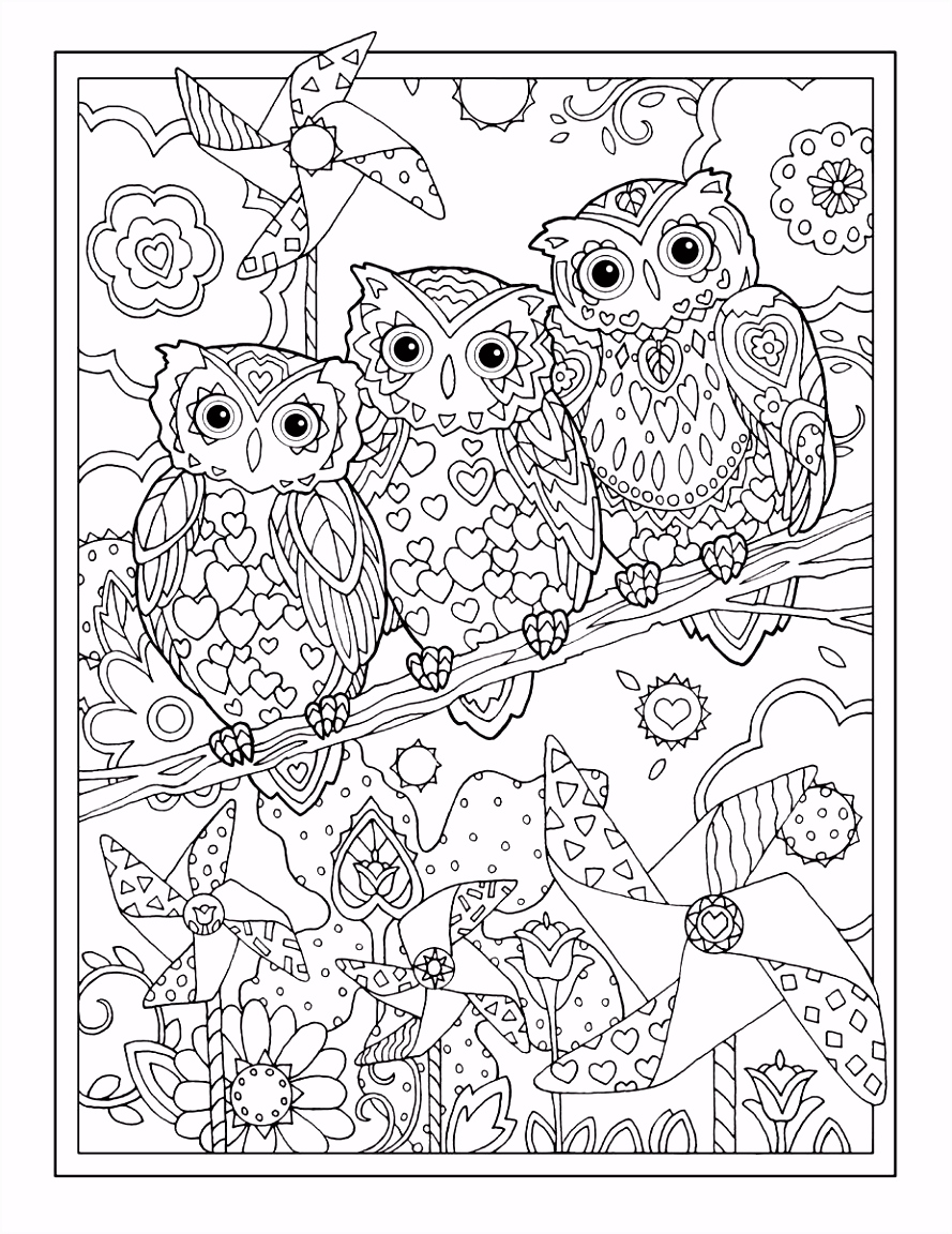 Owl Kleurplaten 22 Pinwheel Owls Flat Kleurplaten Pinterest T6mf94sds2 Jmfl22uqcm