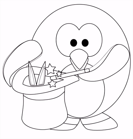 Pinguin Kleurplaten Magische Pingu¯n Kleurplaat Z7yf83bgd1 Omvv4soxf6