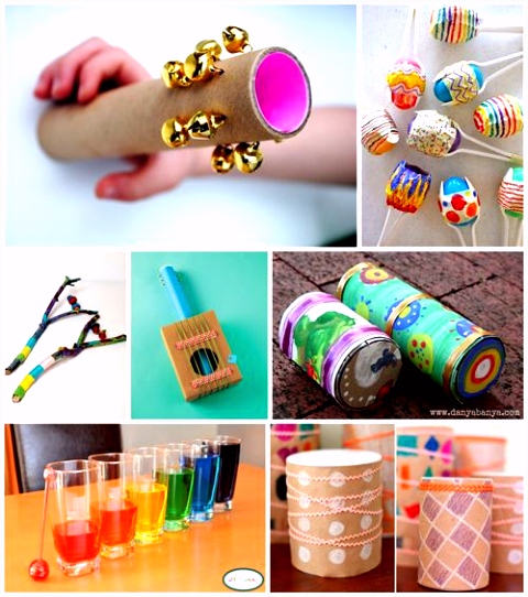 10 SIMPLE MUSIC INSTRUMENTS KIDS CAN MAKE