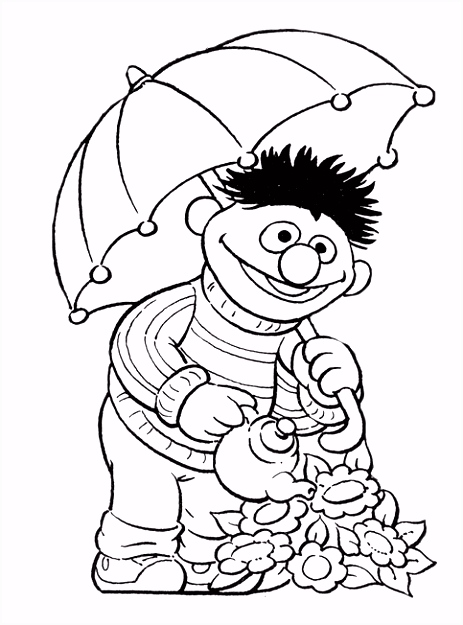 Sesamstraat Kleurplaten Kleurplaat Sesamstraat Bert En Ernie Ernie T6iw51jvn0 Bhrim6ohcu