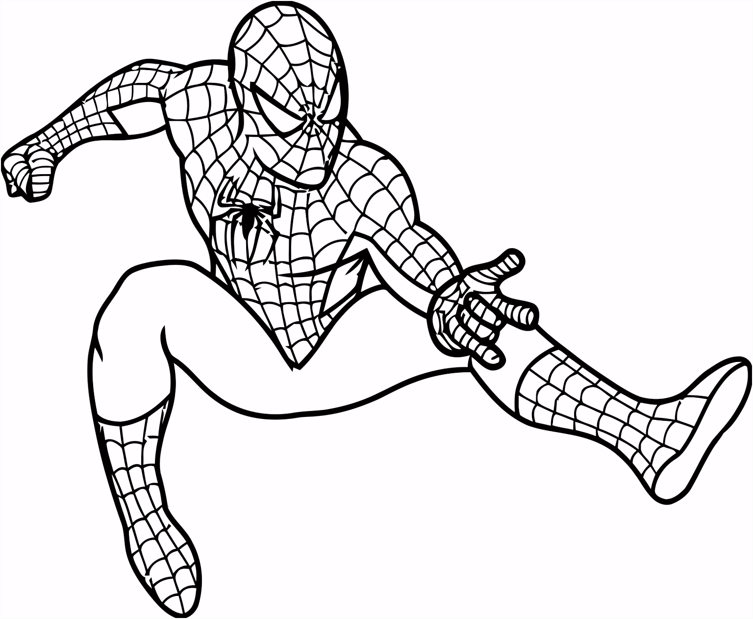 Spiderman Kleurplaten Free Printable Spiderman Coloring Pages for Kids A3pe18oqe3 A4yhv5wa04