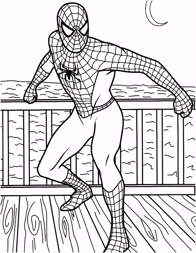 Spiderman Kleurplaten Kleuren Spiderman Bij Zee Kleurplaten X4wr56hai3 P4bh25hxt6