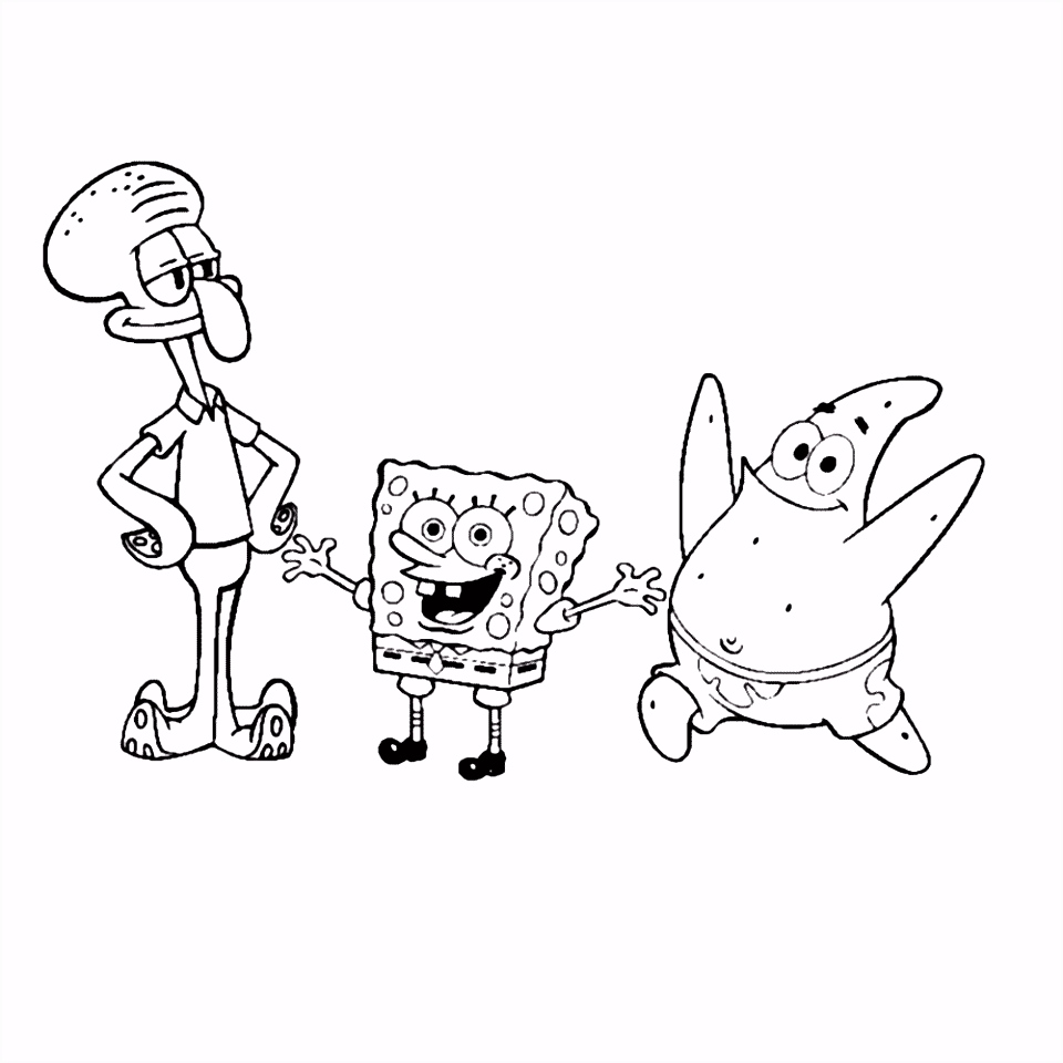 Spongebob Squarepants Kleurplaten Leuk Voor Kids – Octo Spongebob En Patrick V7yu74ifv4 Pvegvhbih6