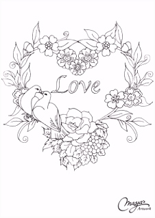 639 best hearts coloring images on Pinterest in 2018