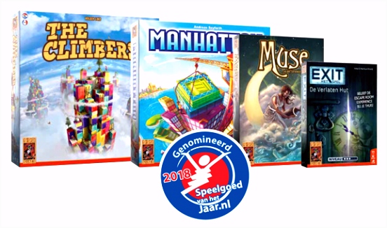 Speelgoed van het Jaar nominaties 999 Games — Bordspeler