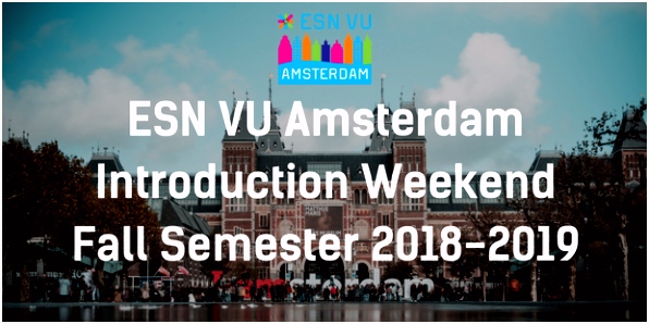 Introduction Weekend Fall 2018 2019