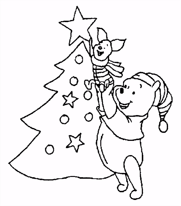 Kerst Cijfer Kleurplaten Kleurplaat Winnie the Pooh Kerst Archidev F6qn93eqc9 Fhruuhcmgs