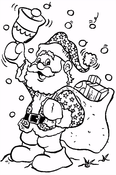 Kerst Kleurplaten Kerstman Kerst Kleurplaat Kerstman C2by220th3 Thqw42cazv