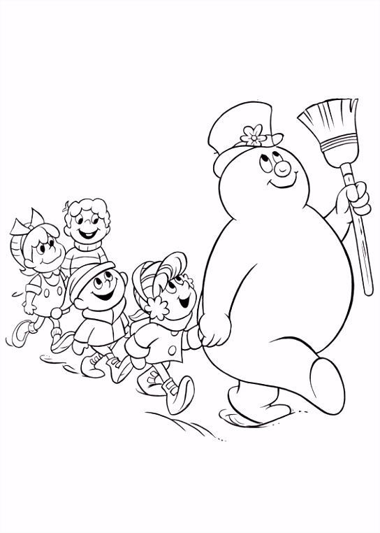 Kerst Kleurplaten Peuters Frosty the Snowman Kleurplaten 14 Inkleur S3ms52vls4 Hmpwmmvae0