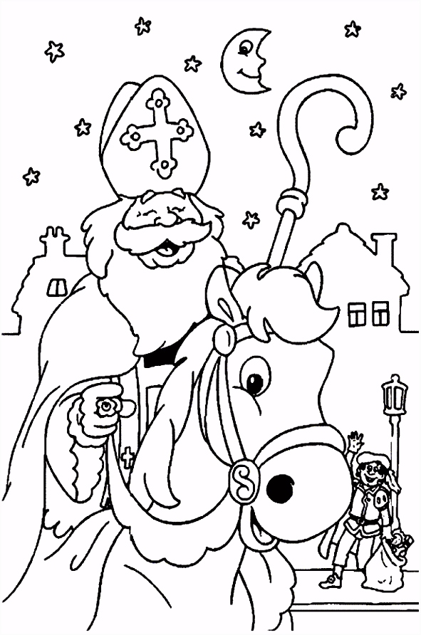 Kleurplaat Sinterklaas En Zwarte Piet En Paard Kleurplaat Sint Piet Paard Archidev I2eu96cvt5 Yuwcmmewb4