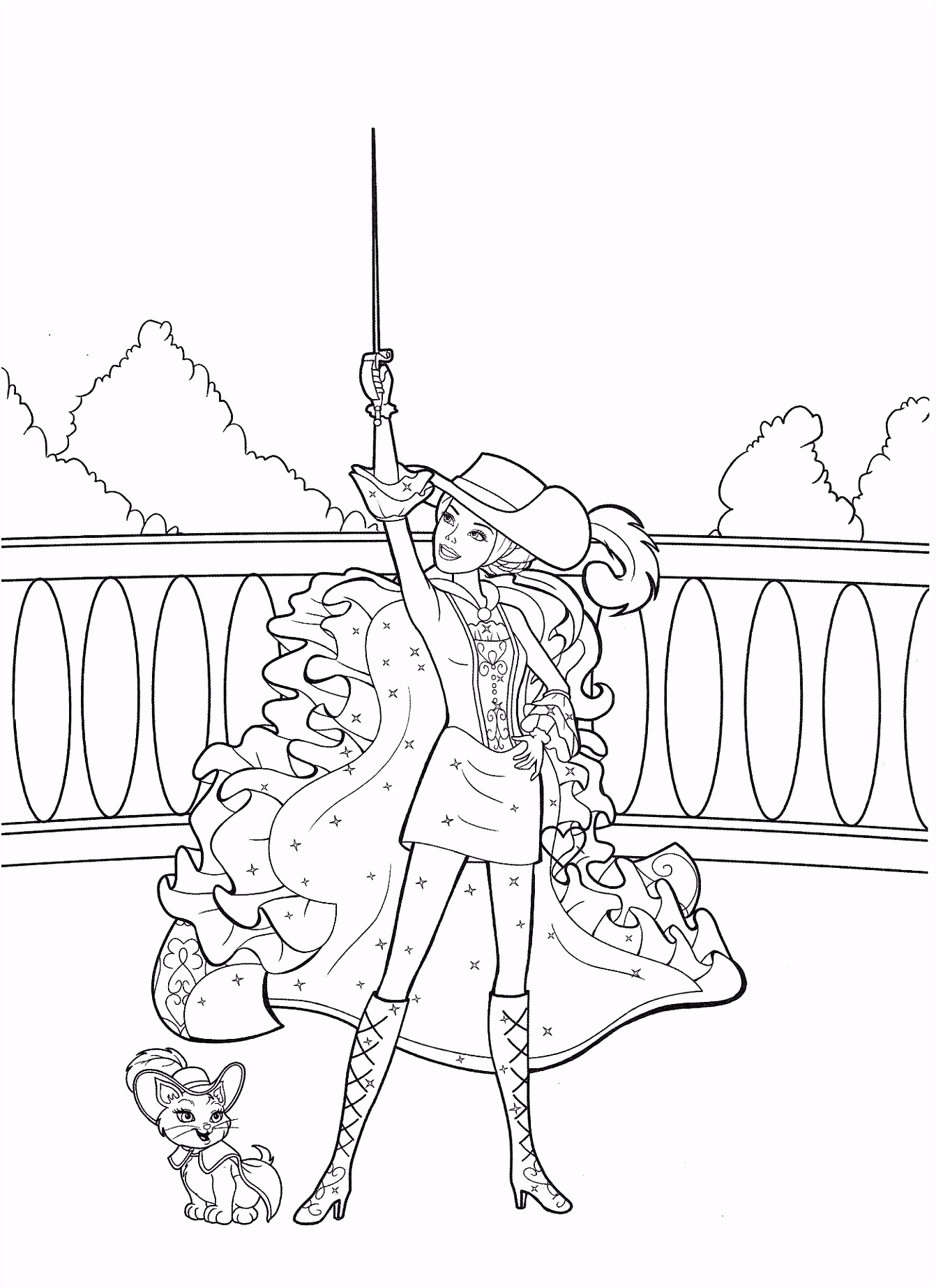 Kleurplaten Barbie En De Drie Musketiers Fashion Coloring Pages Y8ue72fjn6 Zvnqv4sq0u