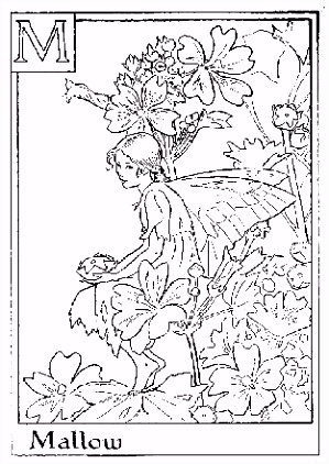 Kleurplaten Bloemen Flower Fairy Alphabet Coloring Pages Second Half C7na50thw1 U2auhuursu