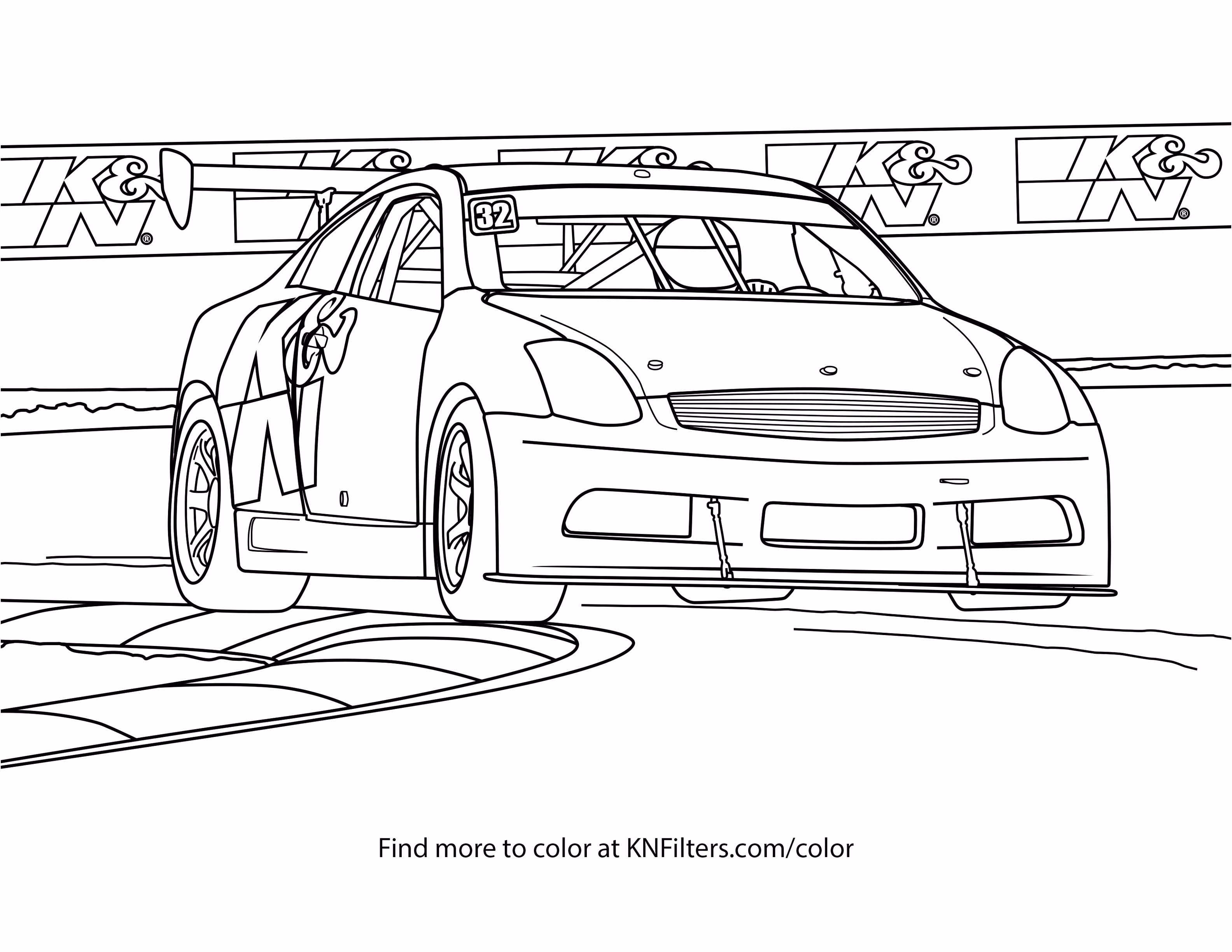 Coloring Pages for Kids Cars