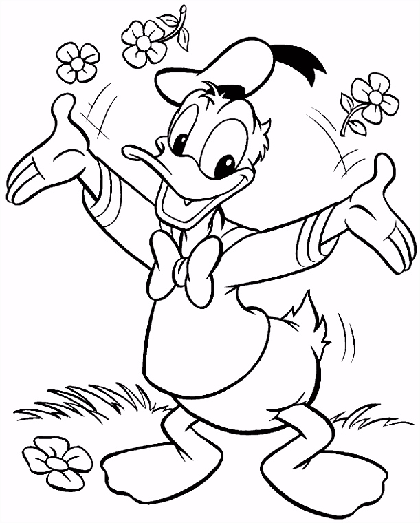 Kleurplaten Donald Duck Kids N Fun U9wj75qxn3 E6bb4hrft2