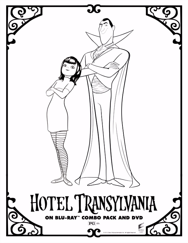 Kleurplaten Hotel Transylvania 3 Summer Vacation Hotel Transylvania S Dracula and Mavis Free Printable Coloring H5yf52bnj3 Q0rm45mfk4