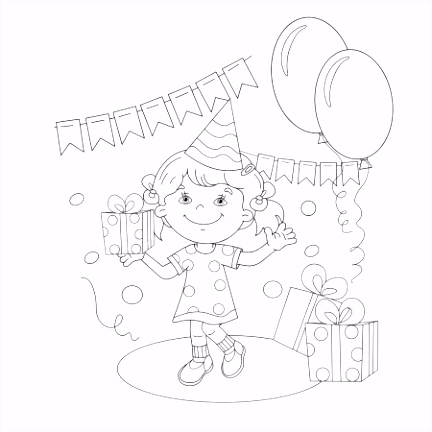 Kleurplaten Kerst En Nieuwjaar Kaarten Kleurplaat Pagina Overzicht Van Cartoon Meisje Versieren De X4lk73upf6 Y6ri44htb4