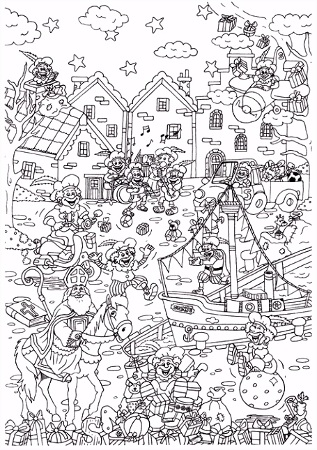 Kleurplaten Kerst Groep 1-2 Vorig Jaar Maakte Suzanne Deze Leuke Kleurplaat Al Van Sinterklaas C3wy83jth5 Vuimh4cdku