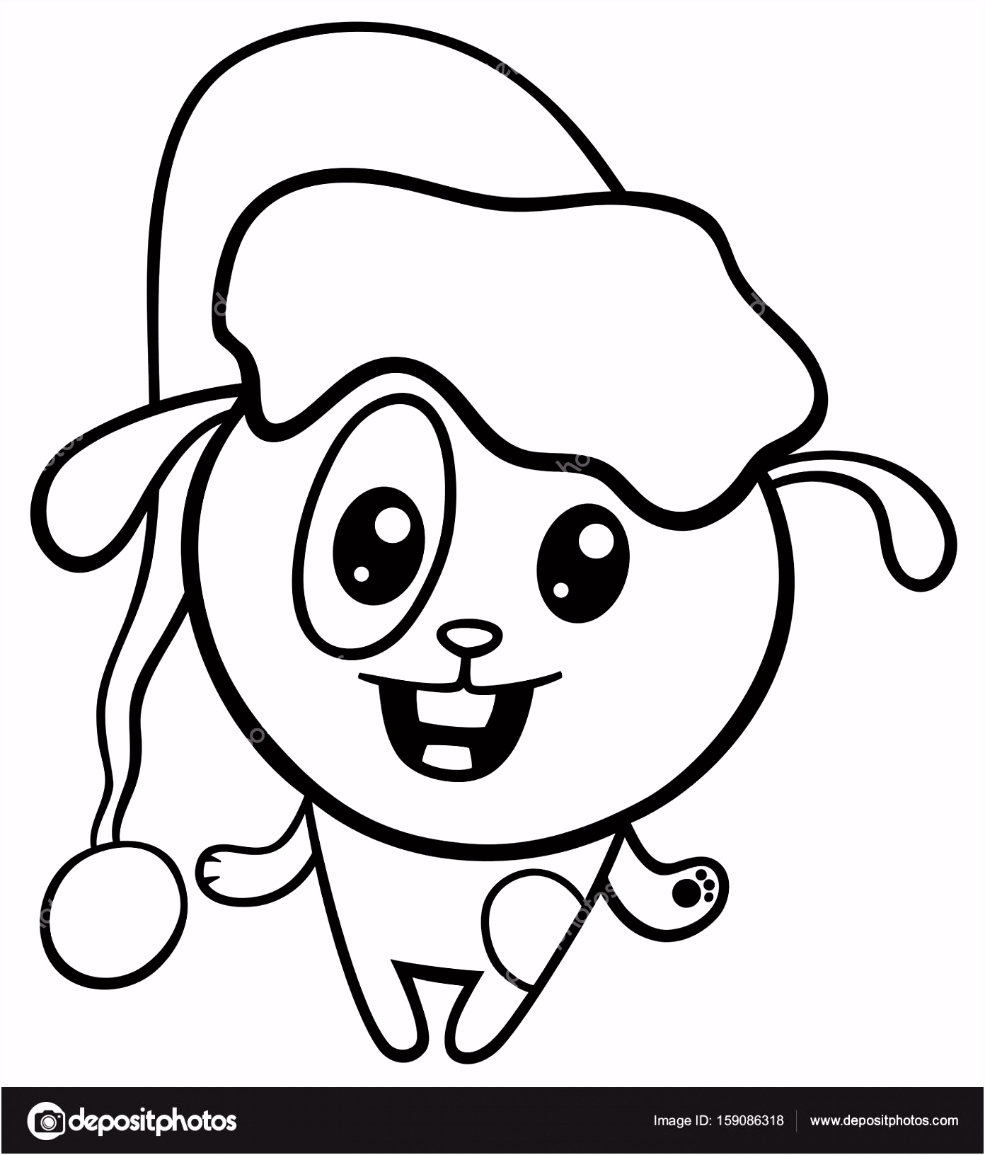 Kleurplaten Kerst Honden Hond Op Kerst Kleurplaat Pagina — Stockvector © Izakowski R3os42eyd4 B5rs5hddns
