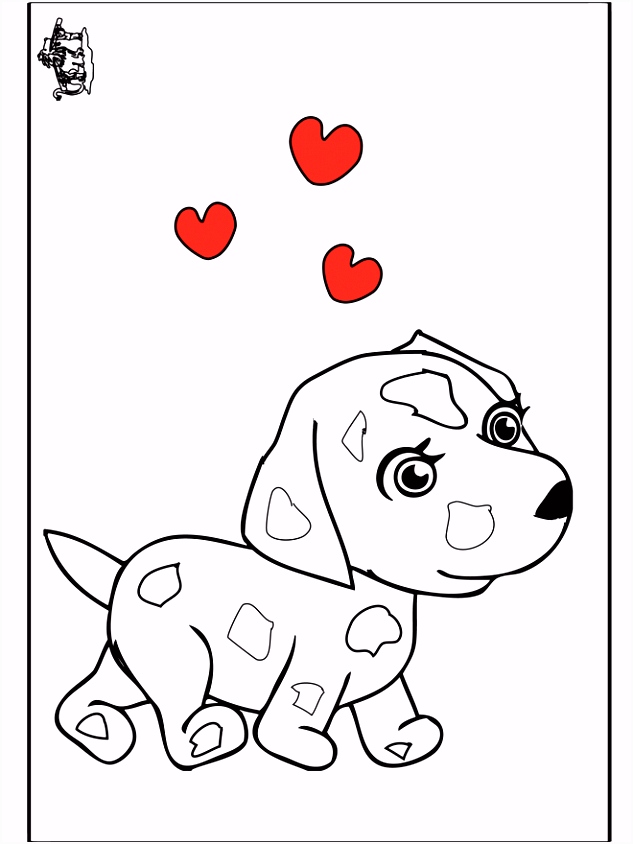 Kleurplaten Kerst Honden Valentijn Hond Kleurplaten Valentijnsdag D7ub43hdv4 Queymmnka4
