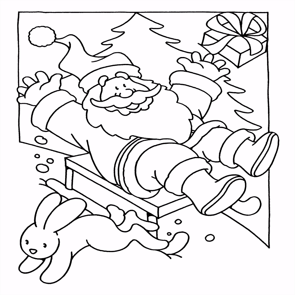 Kleurplaten Kerst Slee Kerst Kleurplaten Kerstman K5uh32sar3 Fvyvvmabn4