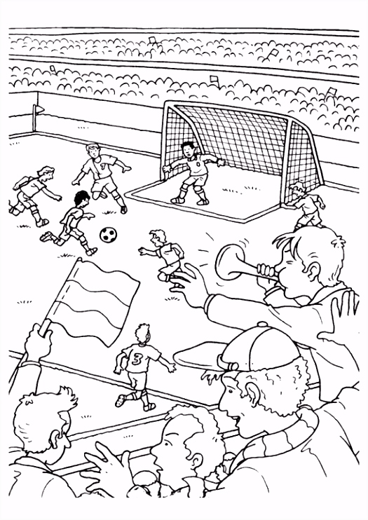 Kleurplaten Kerst Volwassen 4 Voetbal Tekening R7bx72gdg6 Thph56hls4