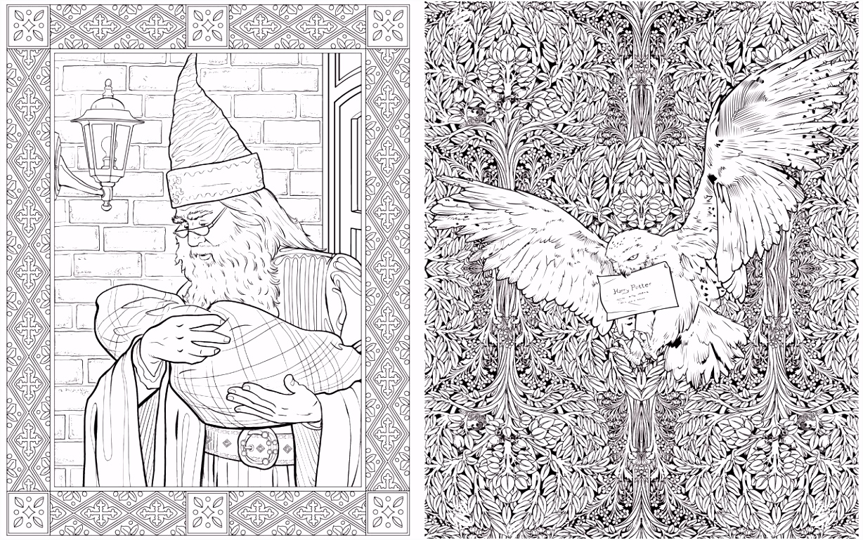 Kleurplaten Lego Harry Potter Preview the Harry Potter Colouring Book Whsmith Blog Z1ii37tlw5 Psyksmjvb6