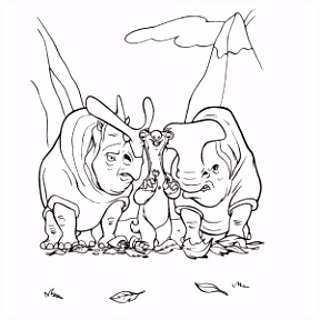 Kleurplaten Neushoorn Leuk Voor Kids I1qj16uel7 C0nsv204r5