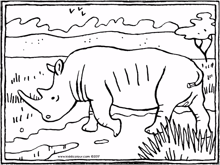 Kleurplaten Neushoorn Ren Colouring Pages Pagina 6 Van 9 Kiddicolour U9lw36omc4 Omozs2fge6