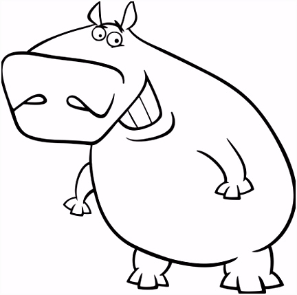 Kleurplaten Nijlpaarden Nijlpaard Cartoon Karakter — Stockvector © Izakowski Y4pc85clx3 Uuqhumkjw6