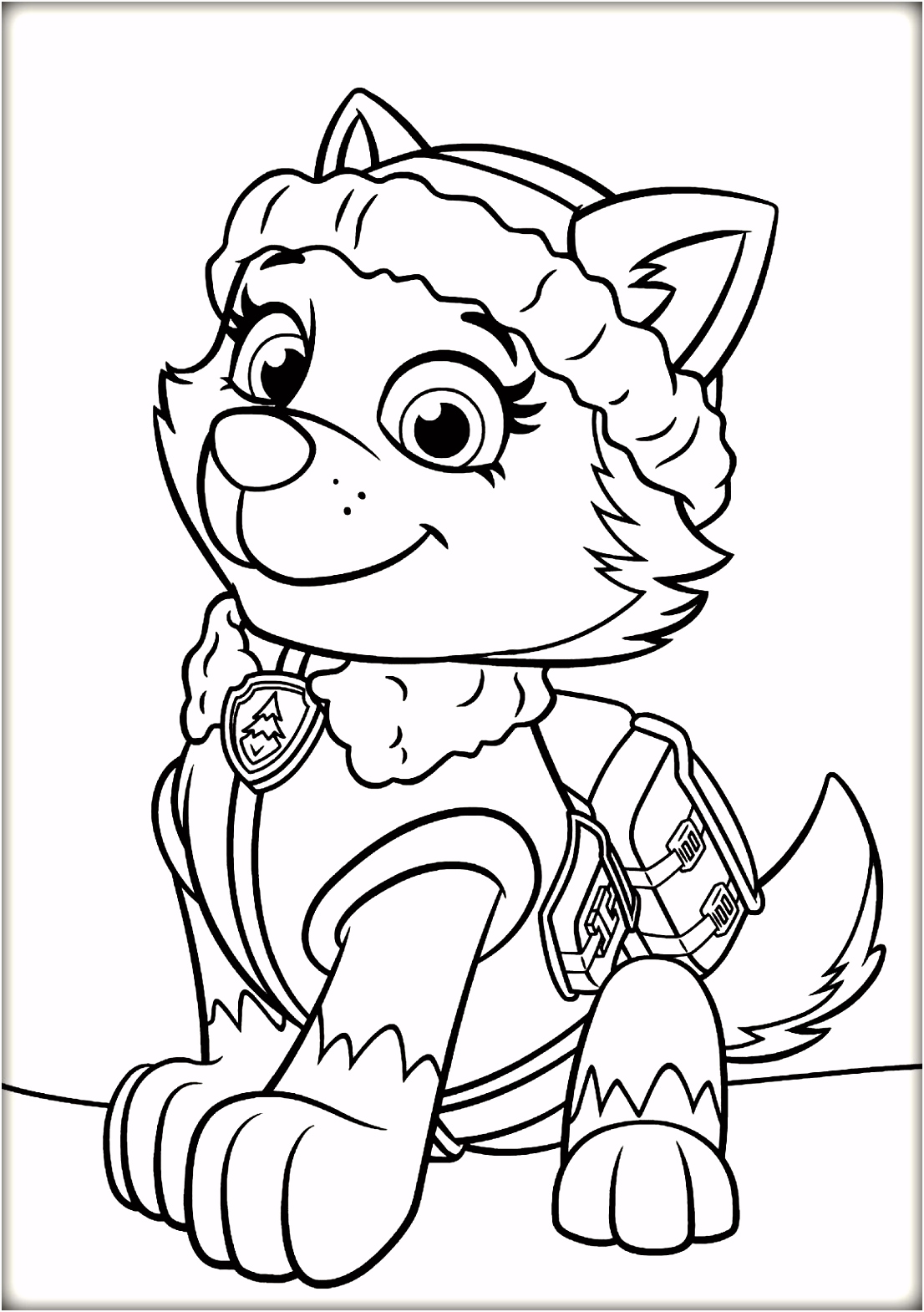 Kleurplaten Paw Patrol Paw Patrol Everest Coloring Pages Coloring Pages V4bn91btb5 Duvl2sslcv