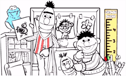 Kleurplaten Sesamstraat Bert En Ernie Bert Kleurplaten Zappelin Q5gw53ong3 Fudgm5agd0
