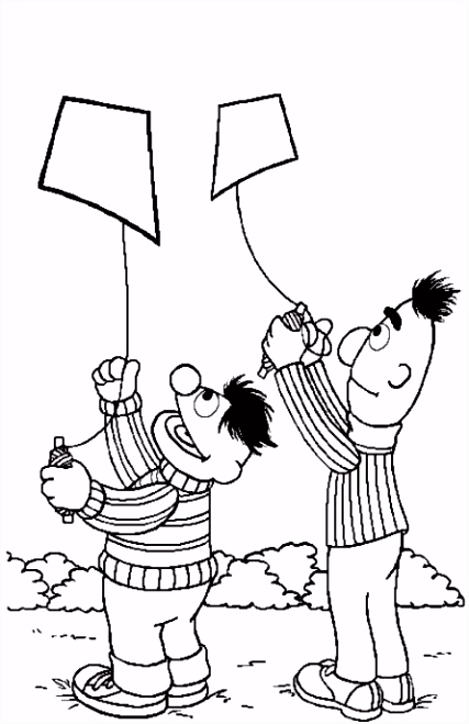 Kleurplaten Sesamstraat Bert En Ernie Kids N Fun C3qt77flv3 Muhc4uqxdu