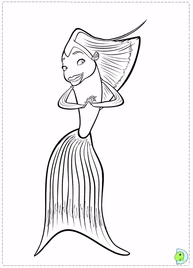 Kleurplaten Shark Tale Shark Tale Coloring Pages N7yg68hty4 Zvob5ucao2