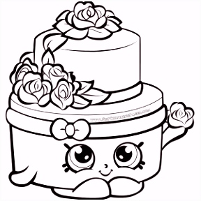 Kleurplaten Shopkins Shopkins Season 7 Wedding Cake Shopkins