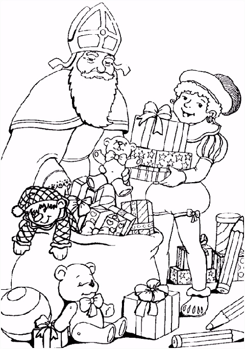 Kleurplaten Sinterklaas Baby Piet Kleurplaten C0pf22cux6 Huye65clcu