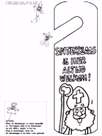 Kleurplaten Sinterklaas Deurhanger Sinterklaas Deurhanger Knutselpagina Knutselen Knutselen A6yn55vub6 W2bmm5eye6