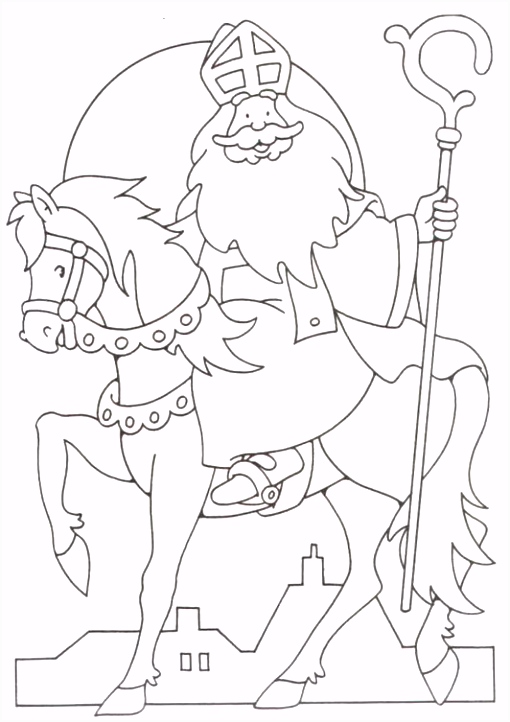 Kleurplaten Sinterklaas Op Zijn Paard Kleurplaat Paard Van Sinterklaas Archidev I2zx17bdu8 Duygv5jtbu
