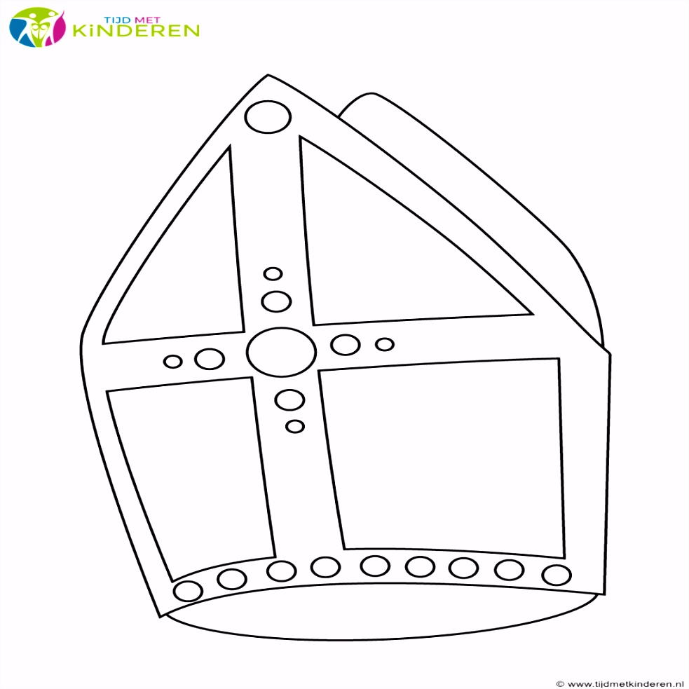 Kleurplaten Sinterklaas Studio 100 Mijter Van Sinterklaas Kleurplaat L3ad66ihf9 Bhyd56hscu