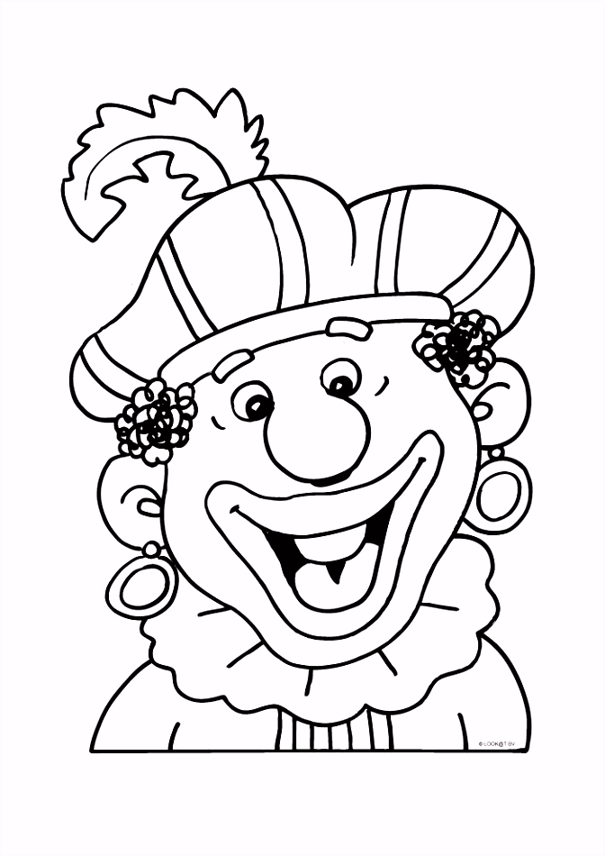 Zwarte Piet blij Colour It Pinterest