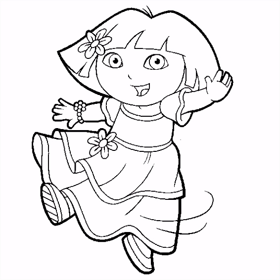 Kleurplaten Tweenies Dora Kleurplaat 11 C7za83txz4 X6yfshtzt6